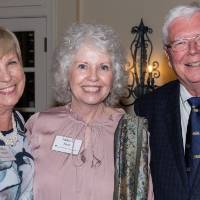 Marcia Haas with Don and Diane Paton.